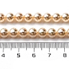 UV Plating Pearlized Glass Pearl Beads Strands GLAA-F128-01A-T8-2
