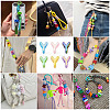 20Pcs UV Plating Opaque Acrylic European Beads OACR-TADJ0001-16Y-6