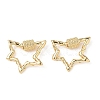 Brass Screw Carabiner Lock Charms KK-Z118-04G-1