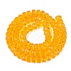 Transparent Glass Beads Strands GLAA-Q114-01A-A05-2