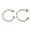 304 Stainless Steel C-Shaped Stud Earrings EJEW-L287-062G-02-5