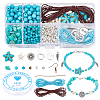 PandaHall Elite DIY Gemstone Earring & Bracelet & Necklace Making Kit DIY-PH0009-10-1