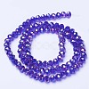 Electroplate Glass Beads Strands EGLA-A034-T10mm-B15-2