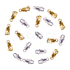 Brass Lobster Claw Clasps KK-CJ0001-35-6