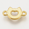 Alloy Rhinestone Links connectors ALRI-S170-29G-2