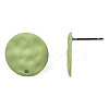 Spray Painted Iron Stud Earring Findings IFIN-N008-016A-3