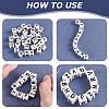 52Pcs 26 Styles Glazed Porcelain Beads PORC-UN0001-03-2