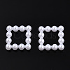 ABS Plastic Imitation Pearl Linking Rings OACR-T015-08-01-2