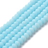 Glass Beads Strands EGLA-A034-P4mm-MD06-1