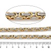 201 Stainless Steel Byzantine Chains SA-CBA46AF-02C-PG-2