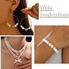 30Pcs 3 Styles 316 Surgical Stainless Steel Rhinestone Spacer Beads STAS-CJ0003-64-7