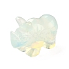 Opalite Carved Rhinoceros Figurines DJEW-M008-02J-2