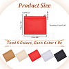 5Pcs 5 Colors Wool Felt Bag Organizer Inserts FIND-WR0007-29B-2