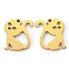 PVD Vacuum Plating 304 Stainless Steel Charms X-STAS-N092-69G-2