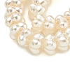 Transparent Spray Painted Glass Beads Strands X-GLAA-P066-01C-3