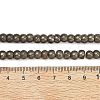 Natural Gold Pyrite/Golden Pyrite Beads Strands G-L647-D07-4x6mm-01-5