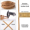 Flat Cowhide Leather Cord WL-GF0001-10B-01-2