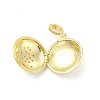 Brass Micro Pave Clear Cubic Zirconia Locket Pendants KK-H441-43A-LG-4