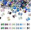 80Pcs 8 Colors Electroplate Glass Beads FIND-TA0010-08-2