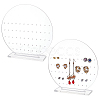 Acrylic Earring Display Stands EDIS-WH0006-33B-1