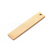 Ion Plating(IP) 304 Stainless Steel Pendants STAS-I137-08G-1