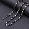 Stainless Steel Byzantine Chains Necklaces for Men FS-WG56795-88-1