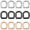 18Pcs 3 Colors Alloy Spring Gate Rings FIND-SC0014-07-1