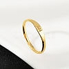 304 Stainless Steel Plain Band Rings RJEW-P151-01G-02-2