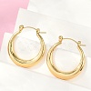 304 Stainless Steel Hoop Earrings for Women EJEW-U046-07G-A-2