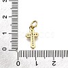 Brass Micro Pave Cubic Zirconia Pendants KK-Z100-39G-04-3