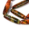 Natural Fire Crackle Agate Beads Strands G-Q606-62-4