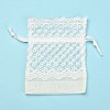 Organza Gift Bags with Lace OP-R034-10x14-04-2