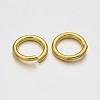 Brass Open Jump Rings KK-E647-17G-5mm-2