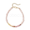 Natural Malaysia Jade & Pearl Beaded Bracelets for Women BJEW-JB13074-2