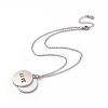Sublimation Blank Aluminum Pendant Necklace LS-NJEW-E020-01P-01-3