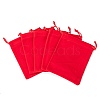 Rectangle Velvet Pouches X-TP-R002-10x12-04-3