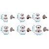 Brass Jewelry Box Drawer Handles KK-PH0034-12-2