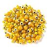 3 Strands 3 Style Handmade Evil Eye Lampwork Round Bead Strands LAMP-LS0001-12G-2
