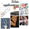 8Pcs Alloy Screw Carabiner Lock Charms FIND-UN0003-31G-6