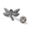 Retro Dragonfly Alloy Brooches for Backpack Clothes JEWB-V004-01C-3