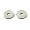 Flat Round Handmade Polymer Clay Beads CLAY-R067-12mm-02-6