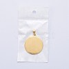 304 Stainless Steel Pendants STAS-I140-17G-8