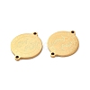 Ion Plating(IP) 304 Stainless Steel Connector Charms STAS-C074-11G-06-2