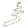Iron Rolo Chains Necklace Making MAK-R017-45cm-AB-2
