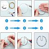 15 Colors Electroplate Glass Beads EGLA-JP0002-02E-6mm-4