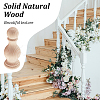 Unpainted Wooden Finials and Spindles for Crafts WOOD-WH0124-32-6