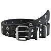 1Pc Star Eyelet PU Leather Waist Belts for Jeans AJEW-CL0005-63-1