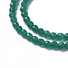 Natural Dyed & Heated Green Onyx Agate Beads Strands X-G-F596-12B-2mm-3