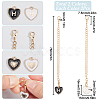 2 Sets Alloy Enamel Cup Pendant Decorations HJEW-SC0001-56H-2