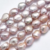Natural Cultured Freshwater Pearl Beads Strands X-PEAR-K003-19B-1